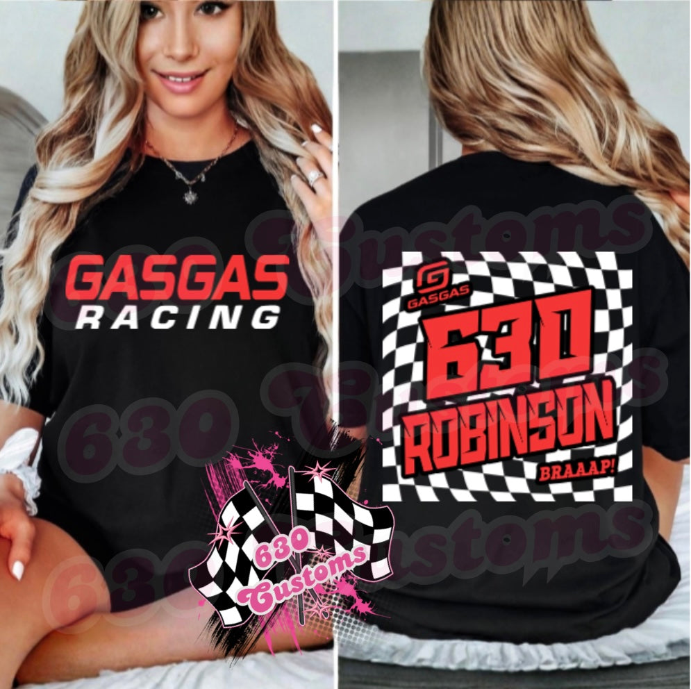 Custom Gas Gas Racing Tee | Adult